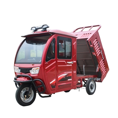 1500W Battery Semi-enclosed Electric Tricycles for Cargo 0-40km/h Speed and Battery Car