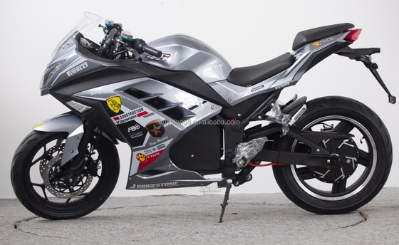 Max. Speed 80km/h 17 Inch Electric Motorcycle 3000W 72V LCD Display Mountain Dirt Bikes