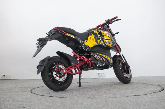 60-80 Km/h Top Speed Electric Motorcycle Moped Scooter with Lithium Battery Design