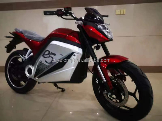 2000W/3000W/5000W Motor Power 72V Electric Motorcycle for Racing at High Speed