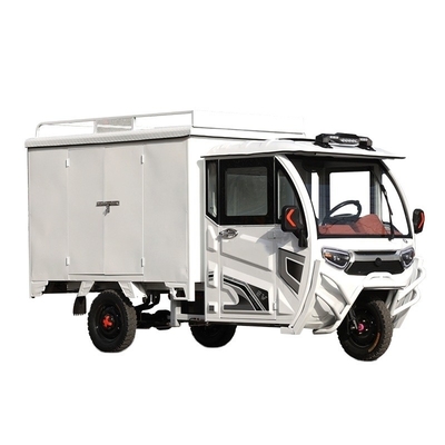 60V 1800W Fully Enclosed Electric Tricycle Express Truck with Multiple Colour Options