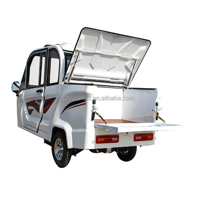 Fully Enclosed Electric Tricycle for Pulling Goods 60V Voltage 30-50km Driving Mileage