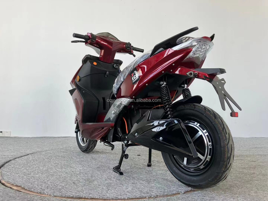 Powerful 1500W/2000W Motor Electric Motorcycle with Dual Disc Brake and 12 Inch Tire