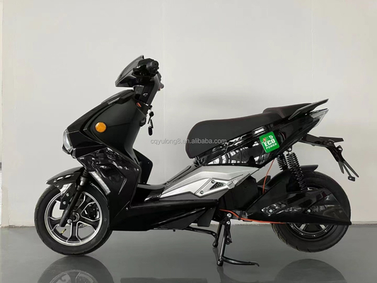 Powerful 1500W/2000W Motor Electric Motorcycle with Dual Disc Brake and 12 Inch Tire