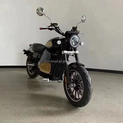 Electric Motorcycle Delivery with Disc Brake and LCD Display 5000W Replaceable Battery