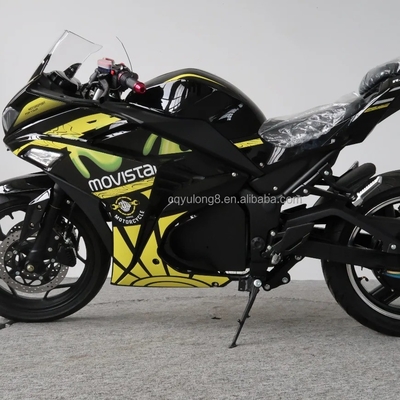 3000W Electric Motorcycle with Powerful Racing Sports Lithium Battery and Disc Brake
