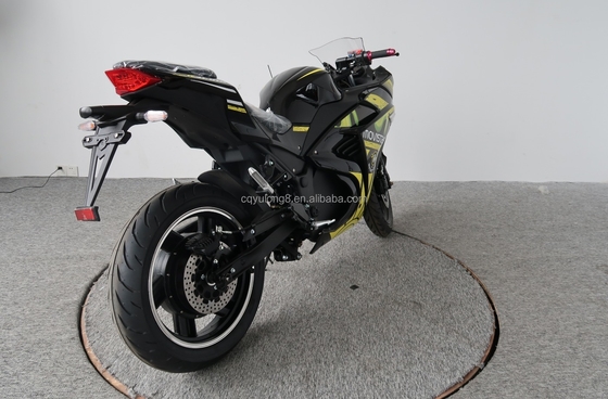 3000W Electric Motorcycle with Powerful Racing Sports Lithium Battery and Disc Brake