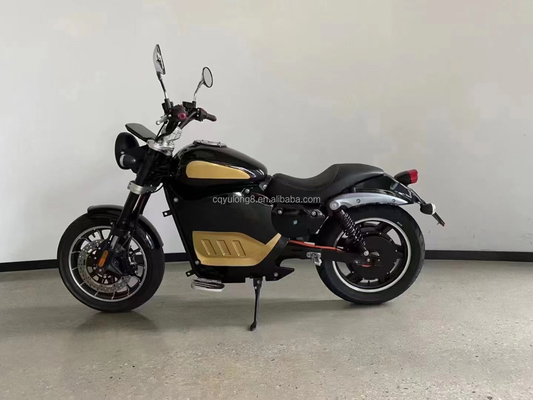 Off Road Electric Bike 5000W Retro Electric Motorcycle with Disc Brake and 10inch Tire