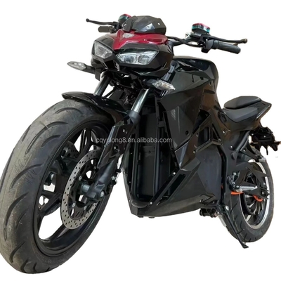 Sportbikes 3000W e Racing Off-Road 17 Inch 2 Cylinder Water Cooled Disc Brake Electric Chopper Motorcycle