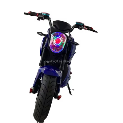 20a Lithium Battery 1500w 12 inch 72v Electric Motorcycle for Adults Long Range Racing
