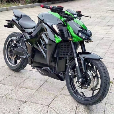 Hot 72V 3000W EEC Electric Motorcycles with Brush Motor and 110/70-17 Front Tire