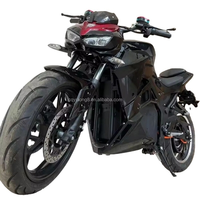 Hot 72V 3000W EEC Electric Motorcycles with Brush Motor and 110/70-17 Front Tire