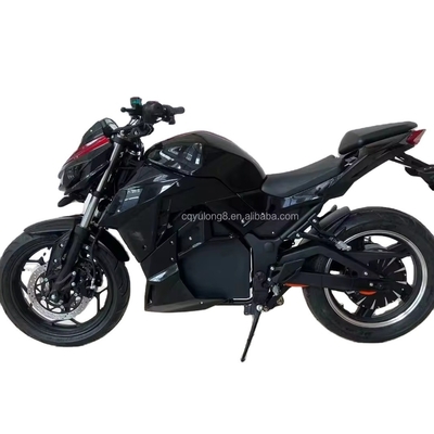 Hot 72V 3000W EEC Electric Motorcycles with Brush Motor and 110/70-17 Front Tire
