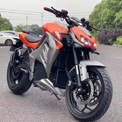 Hot 72V 3000W EEC Electric Motorcycles with Brush Motor and 110/70-17 Front Tire