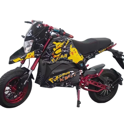Max. Speed 61 80km/h 2000w 72v High Speed Long Range Electric Motorcycle for Adult