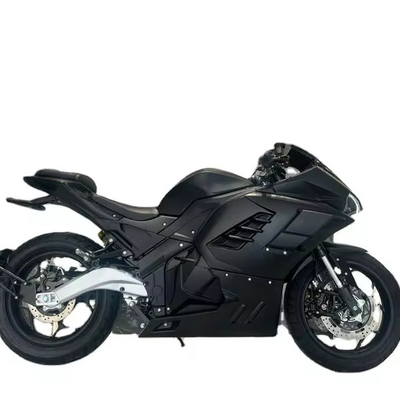 Powerful 72V 3000W Mid Motor Lithium Battery Electric Racing Motorcycle with 12inch Tire