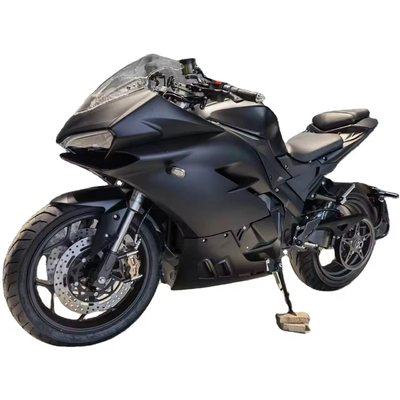 Powerful 72V 3000W Mid Motor Lithium Battery Electric Racing Motorcycle with 12inch Tire