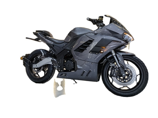 Powerful 72V 3000W Mid Motor Lithium Battery Electric Racing Motorcycle with 12inch Tire
