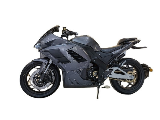 Powerful 72V 3000W Mid Motor Lithium Battery Electric Racing Motorcycle with 12inch Tire